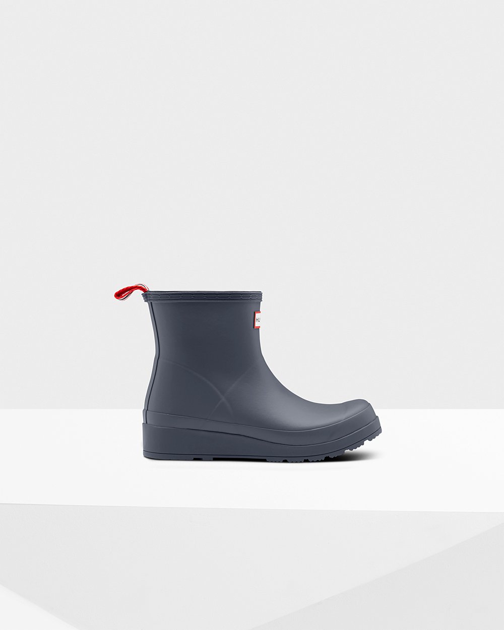 Hunter Original Insulated Short Rain For Women - Play Boots Grey | India RYBEV6058